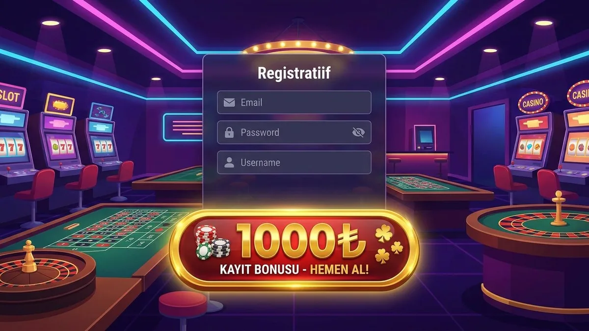 Bonusla kayıt ol